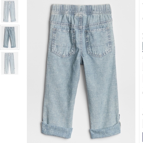 Gap Boys 2T or 4T Lightweight Light Wash Jeans - Picture 2 of 4